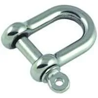 5mm D Shackle – Pack of 2 Stainless Steel