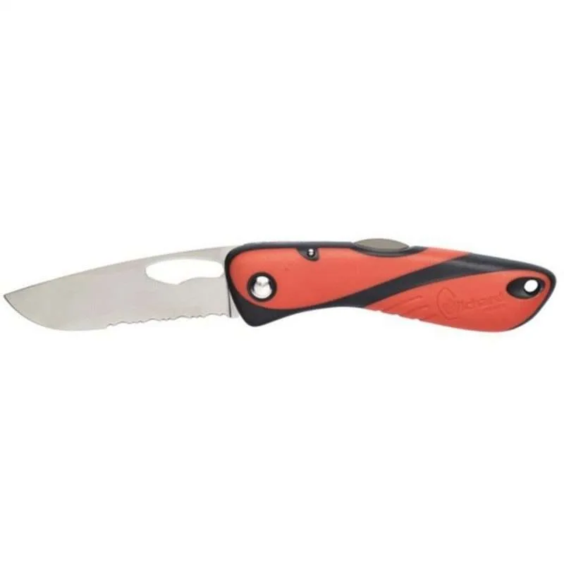 Wichard Offshore Orange Knife - Serrated Blade