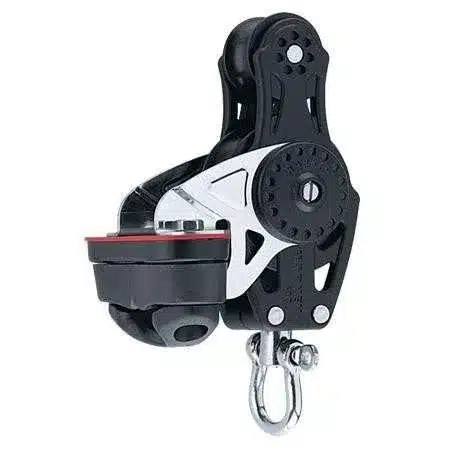 Harken 40mm Carbo Fiddle Block with Swivel and Cam Cleat