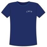 Nauticalia "Crew" Cotton Sailing T-Shirt | Navy