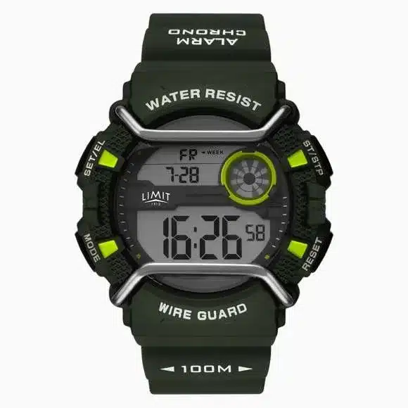 Limit Wire Guard Digital Watch - Green
