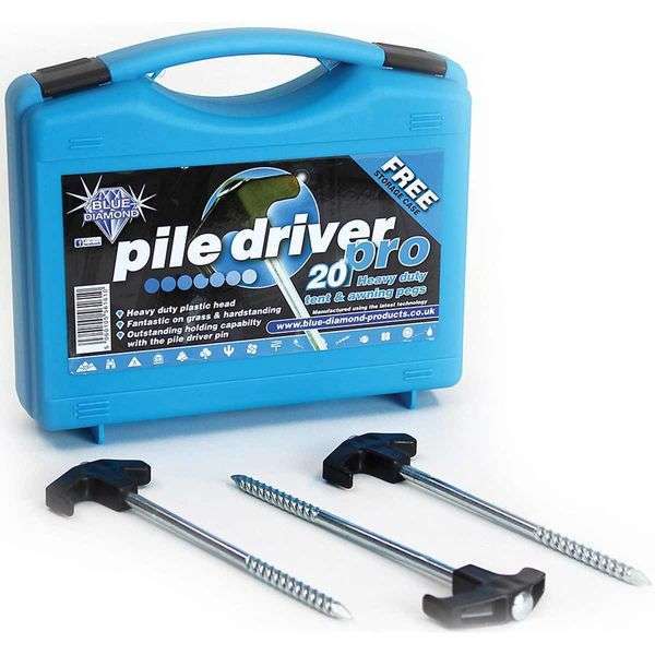 Blue Diamond Pile Drive Pro Pegs - Case Of 20
