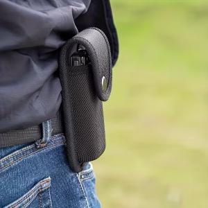 Folding Knife Case with Belt Loop on belt