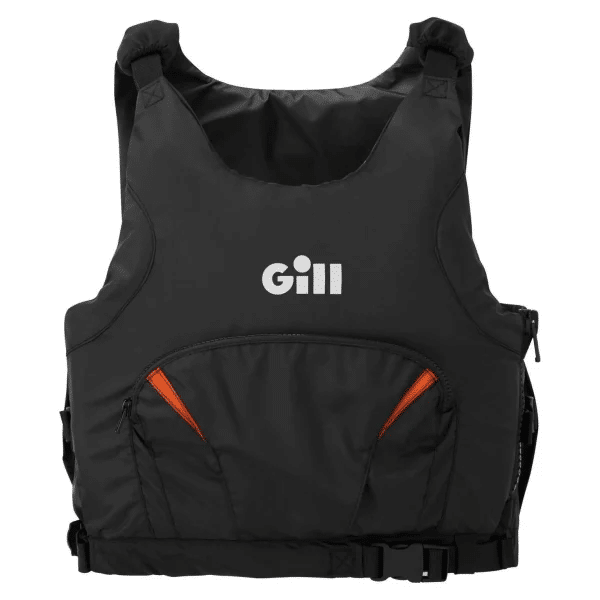 Gill black buoyancy aid life jacket with front pockets